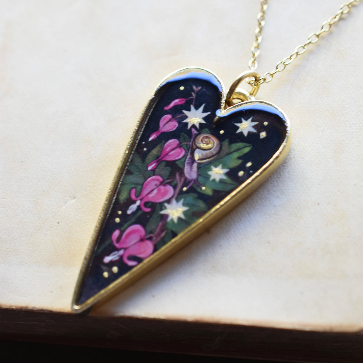 Bleeding Hearts Necklace