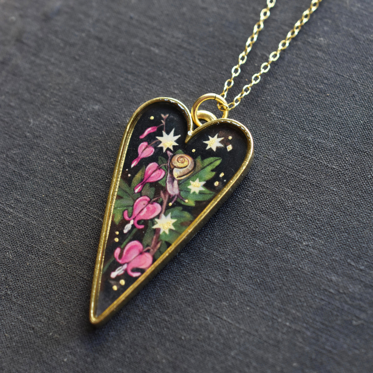 Bleeding Hearts Necklace