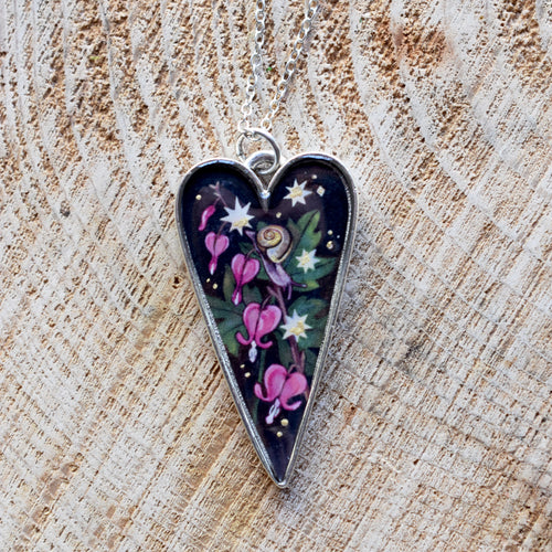Bleeding Hearts Necklace