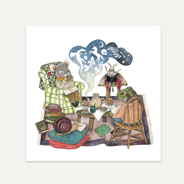 Book Club Fine Art Print