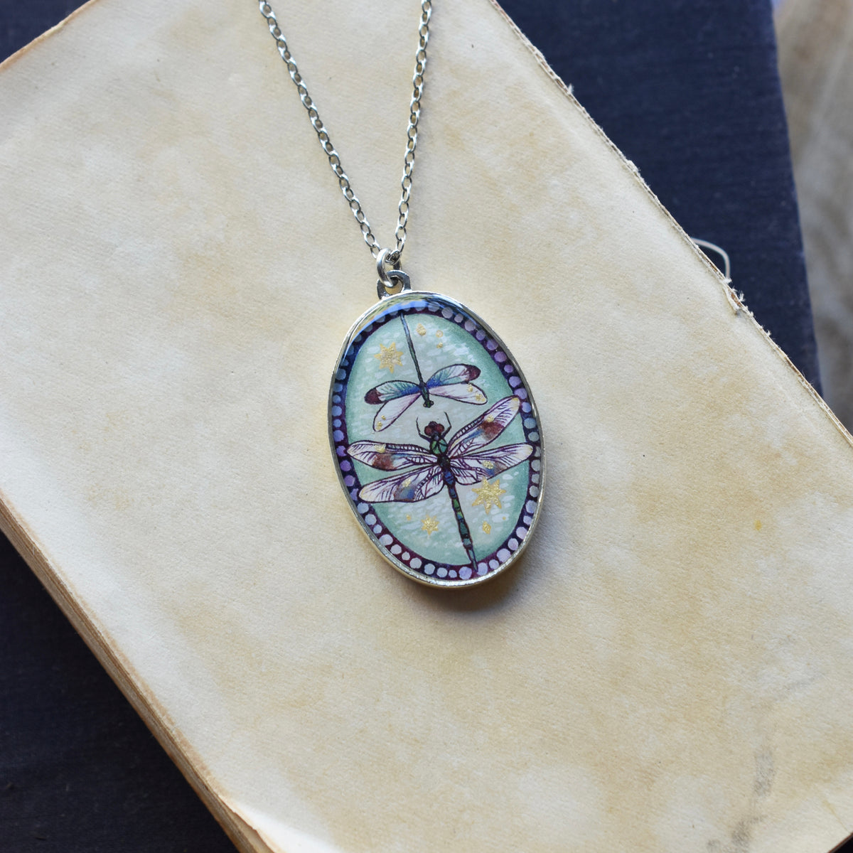 Dragon and Damsel Necklace