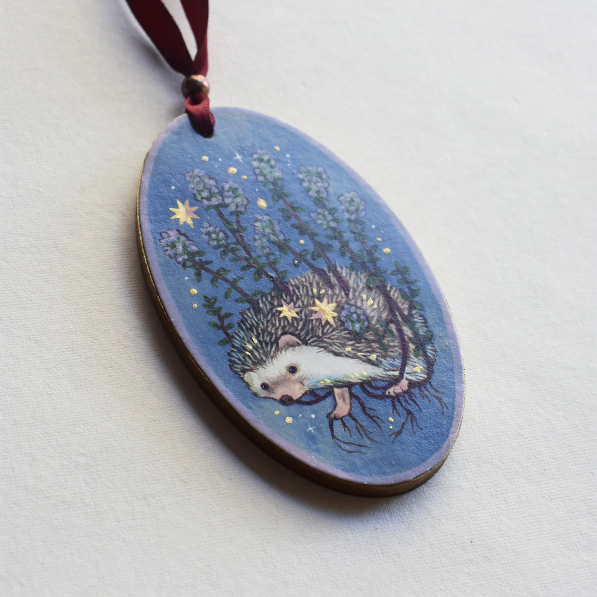 Hedgehog Familiar Ornament