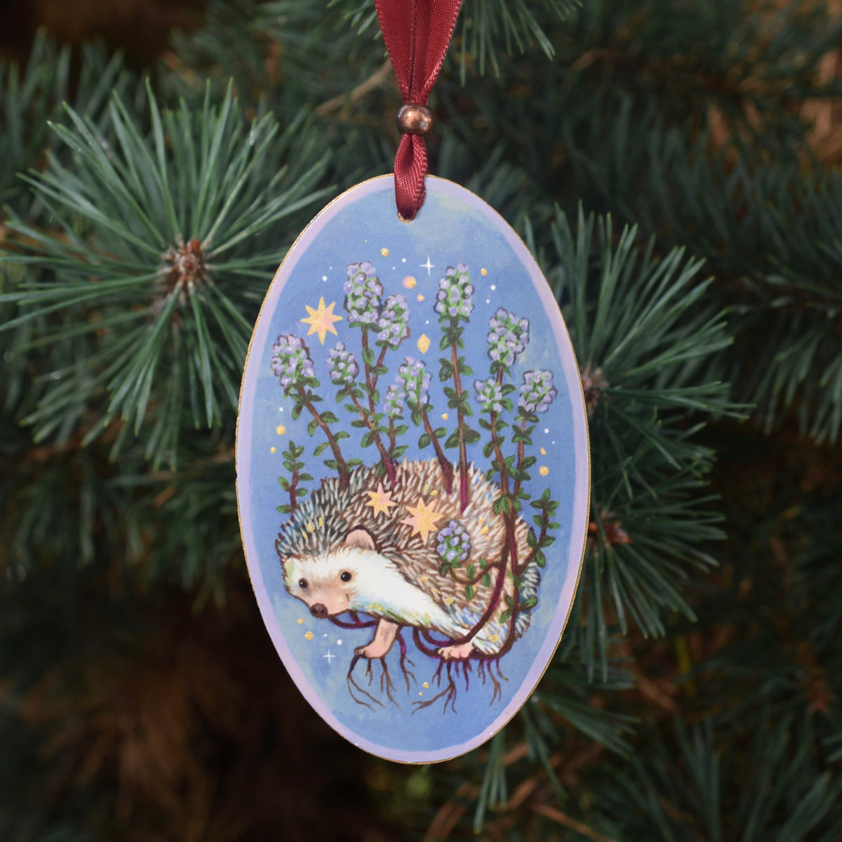 Hedgehog Familiar Ornament