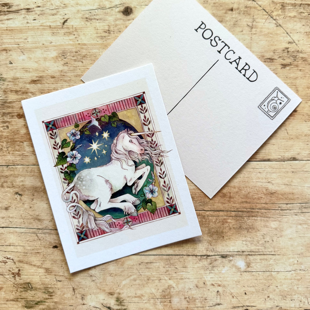 Unicorn Postcard