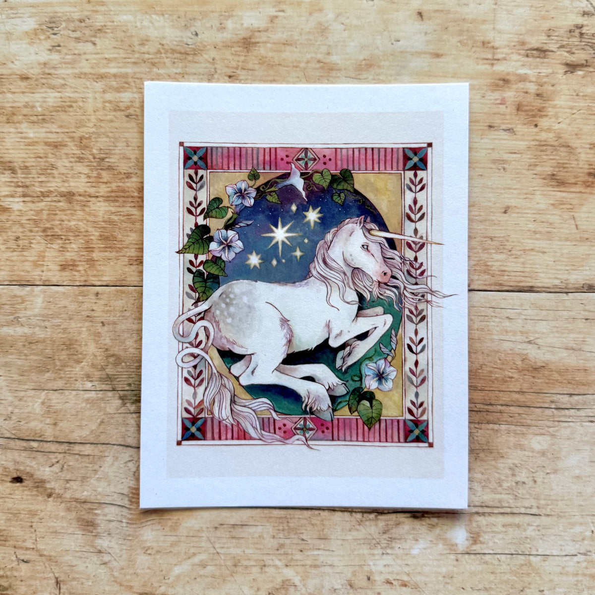 Unicorn Postcard
