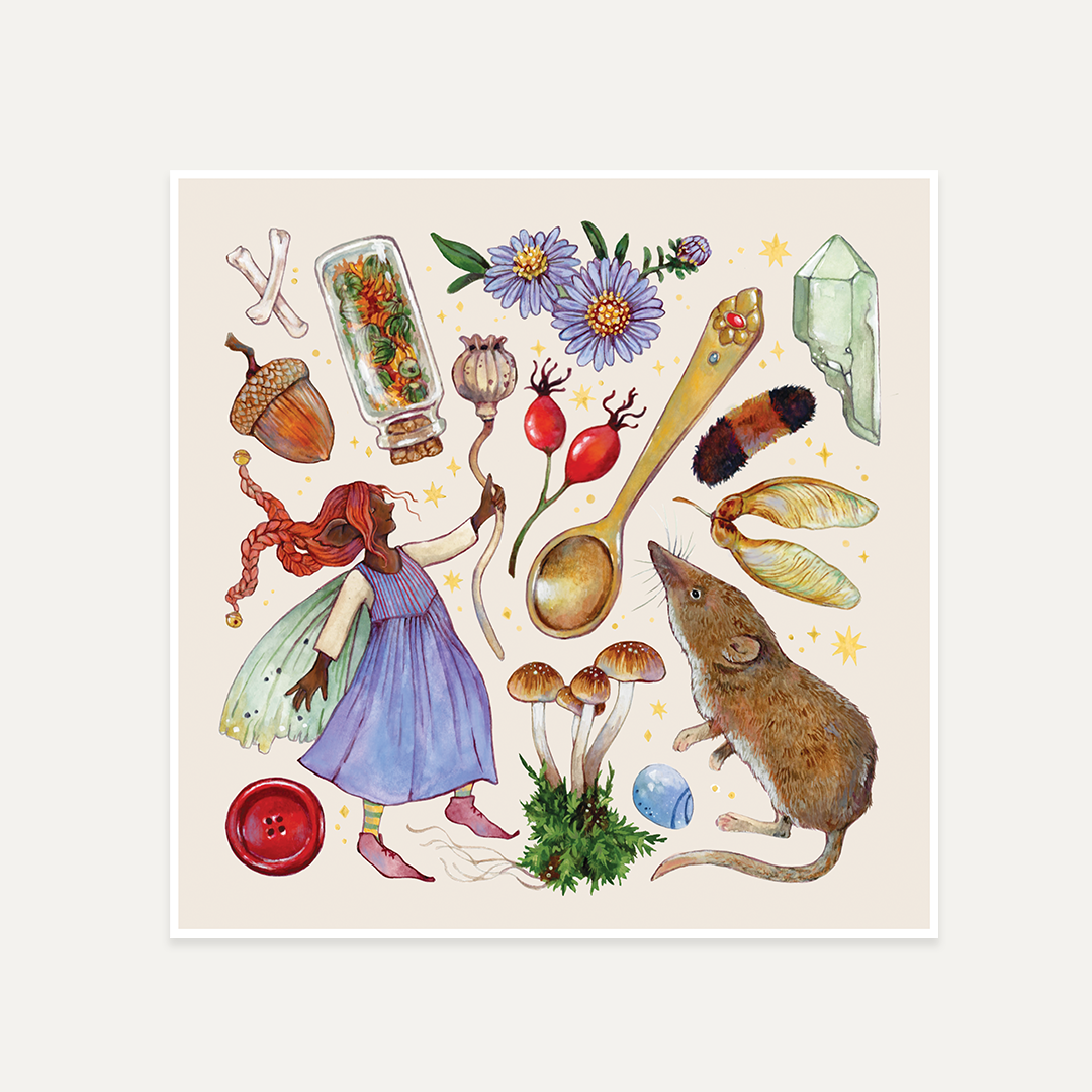 Autumn Fairy Things Fine Art Print