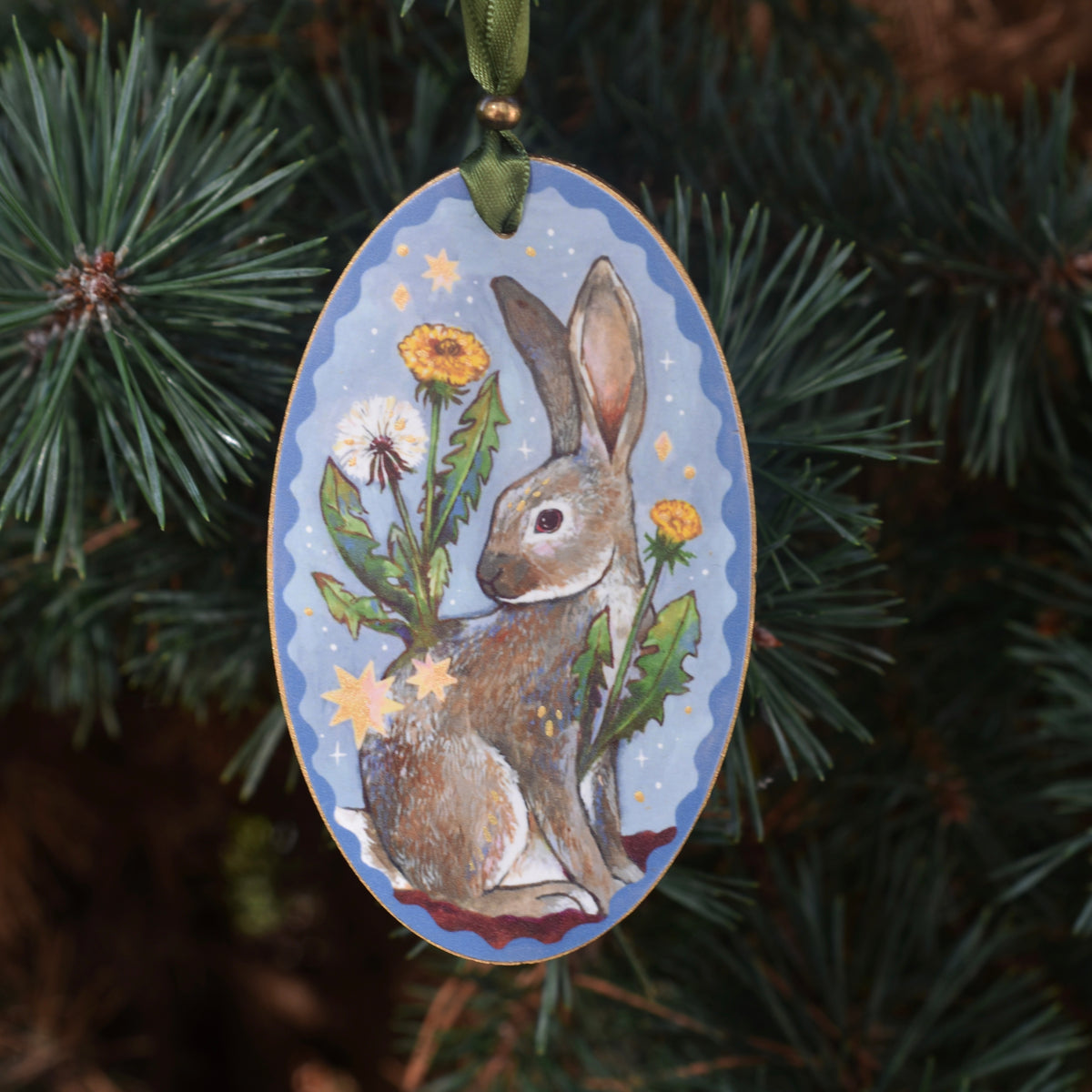 Rabbit Familiar Ornament