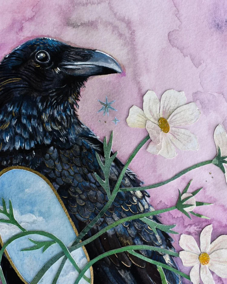 Raven Original Painting