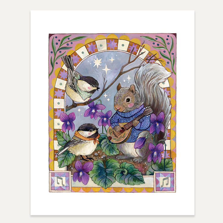 Violets Fine Art Print
