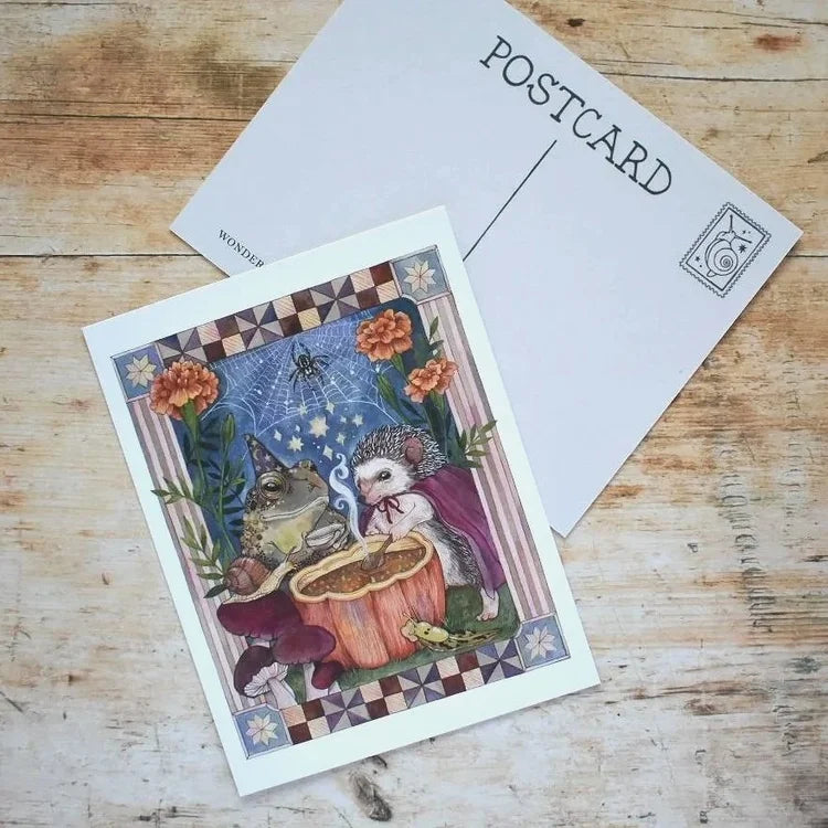 Marigolds Postcard