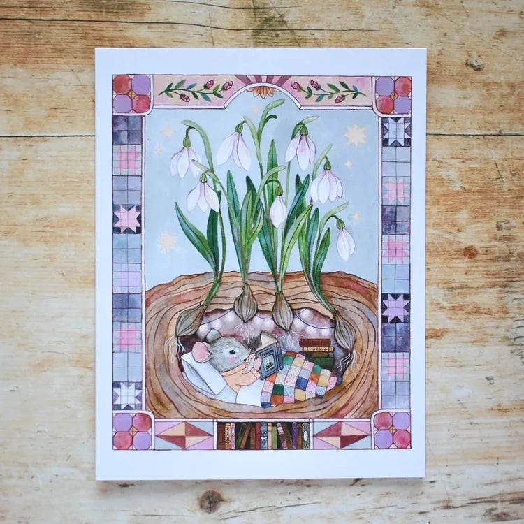 Snowdrops Postcard