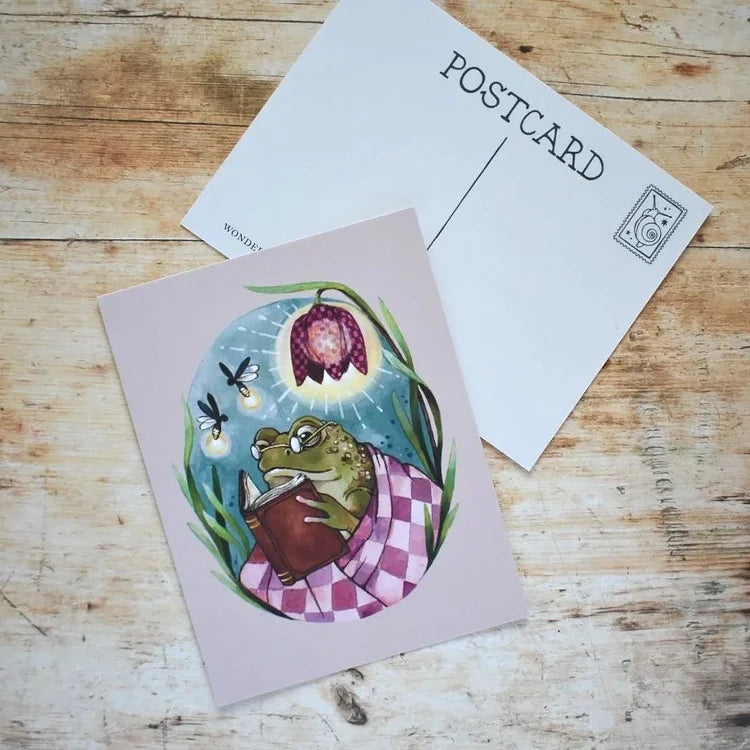 Reading Toad Postcard