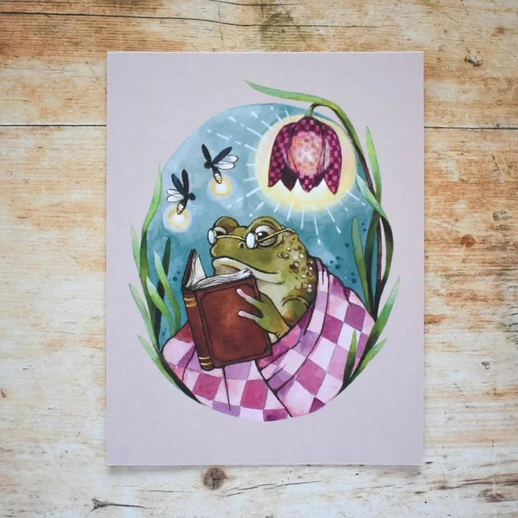 Reading Toad Postcard
